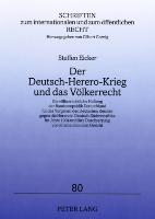 Der Deutsch-Herero-Krieg und das Völkerrecht