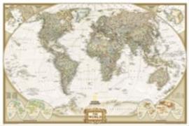 National Geographic World Wall Map - Executive (Poster Size: 36 X 24 In)