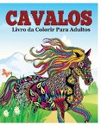 Cavalos Livro Da Colorir Para Adultos