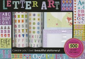 Letter Art Sticker and Note Box