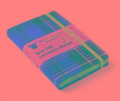 Waverley (M): Maclean of Duart Tartan Cloth Commonplace Pocket Notebook