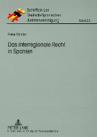 Das interregionale Recht in Spanien