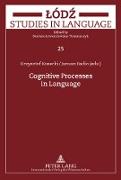 Cognitive Processes in Language