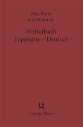 Wörterbuch Esperanto - Deutsch. Bibliographischer Nachtrag von Reinhard Haupenthal