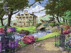Visiting the Mansion 500 PC Puzzle