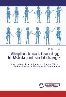 Allophonic variation of (q) in Msirda and social change