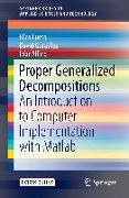 Proper Generalized Decompositions