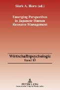 Emerging Perspectives in Japanese Human Resource Management