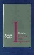 Essays Personal and Impersonal: Milton Hindus