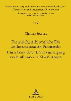 Die gleichgeschlechtliche Ehe im Internationalen Privatrecht