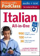 McGraw-Hill's PodClass Italian All-In-One Study Guide: Language Reference & Review for Your iPod [With Booklet]