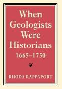 When Geologists Were Historians, 1665–1750