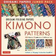 Origami Folding Papers Jumbo Pack: Kimono Patterns: 300 High-Quality Origami Papers in 3 Sizes (6 Inch, 6 3/4 Inch and 8 1/4 Inch) and a 16-Page Instr