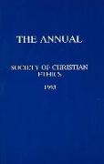 Annual of the Society of Christian Ethics 1993