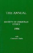 Annual of the Society of Christian Ethics 1996