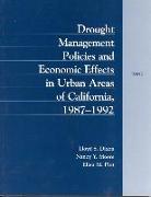 Drought Management Policies and Economic Effects in Urban Areas of California, 1987-1992