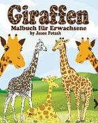 Giraffen Malbuch Für Erwachsene