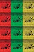 Alive! White Rhino - Color Collage - Photo Art Notebooks (6 X 9 Series)
