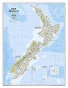 National Geographic: New Zealand Classic Wall Map - Laminated (23.5 X 30.25 Inches)