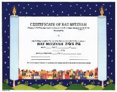 Bat Mitzvah Egal.& Envelopes Packs of 5