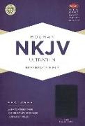 NKJV Ultrathin Reference Bible, Black Genuine Leather