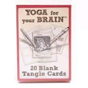 Yoga for Your Brain - 20 Blank Tangle Cards