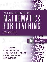 Making Sense of Mathematics for Teaching, Grades 3-5