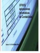 Aplicaciones informáticas de contabilidad