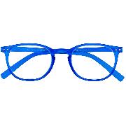 Brille. JUNIOR G35700 blau Panto-Kunststoffbrille mit passendem Etui +1.50 dpt