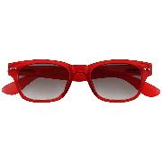 Brille. WOODY SUN G39500 rot Kunststoff-Sonnenbrille incl. Etui +3.50