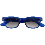 Brille. WOODY SUN G47600 blau +1.00. Kunststoff-Sonnenbrille incl. Etui