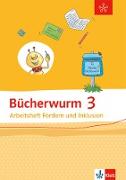 Bücherwurm Sprachbuch 3. Schuljahr. Arbeitsheft Fördern und Inklusion
