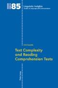 Text Complexity and Reading Comprehension Tests