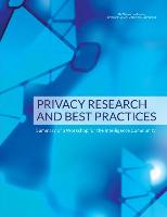 Privacy Research and Best Practices: Summary of a Workshop for the Intelligence Community