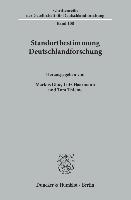 Standortbestimmung Deutschlandforschung