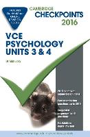 Cambridge Checkpoints Vce Psychology Units 3 and 4 2016 and Quiz Me More