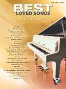 Best Loved Songs: 51 Sentimental Pop Chart Favorites (Piano/Vocal/Guitar)