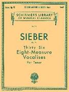 36 Eight-Measure Vocalises, Op. 95: Schirmer Library of Classics Volume 114