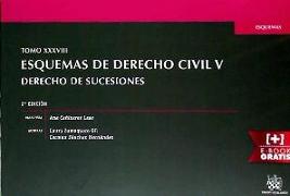 Tomo XXXVIII : esquemas de derecho civil V : derecho de sucesiones