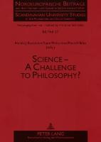 Science - A Challenge to Philosophy?