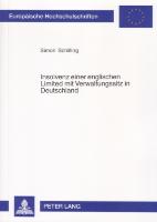 Insolvenz einer englischen Limited mit Verwaltungssitz in Deutschland