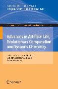 Advances in Artificial Life, Evolutionary Computation and Systems Chemistry