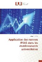 Application des normes IPSAS dans les établissements universitaires