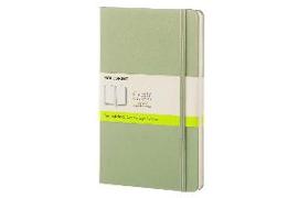 Moleskine Willow Green Large Plain Notebook