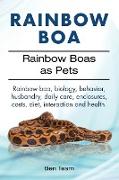 Rainbow Boa. Rainbow Boas as Pets. Rainbow boa, biology, behavior, husbandry, daily care, enclosures, costs, diet, interaction and health