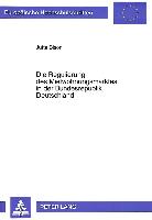 Die Regulierung des Mietwohnungsmarktes in der Bundesrepublik Deutschland