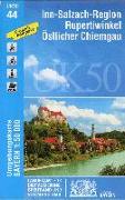 Inn-Salzach-Region, Rupertiwinkel, Östlicher Chiemgau 1 : 50 000 (UK50-44)