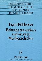 Beiträge zur antiken und neueren Musikgeschichte