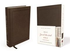 NKJV, Journal the Word Bible, Bonded Leather, Brown, Red Letter Edition