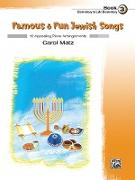 Famous & Fun Jewish Songs, Bk 3: 12 Appealing Piano Arrangements